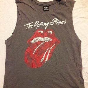 Rolling stones sleeveless tee